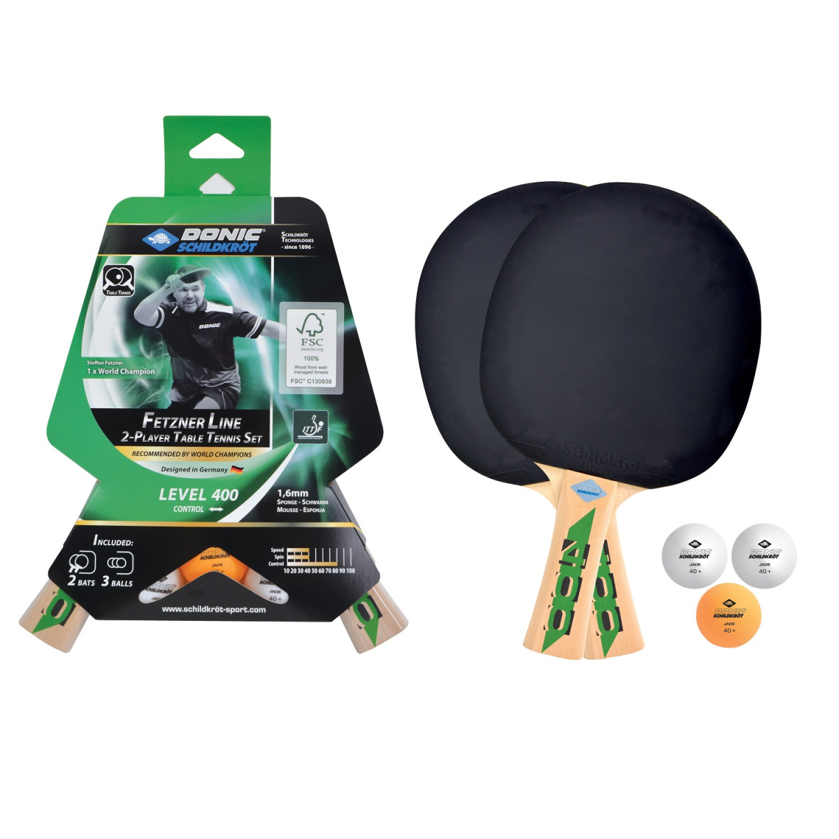Set na stolní tenis DONIC Fetzner 400 set FSC