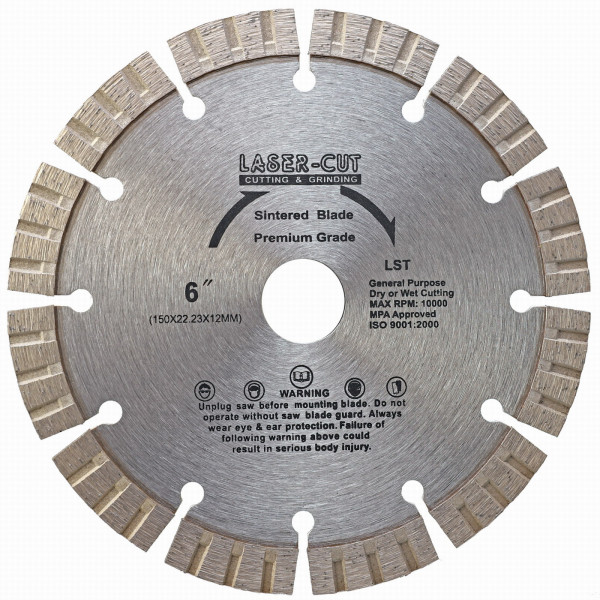 PowerPlus L00113 - Diamantový kotouč segmentový 150 x 22,23 x 12mm LST