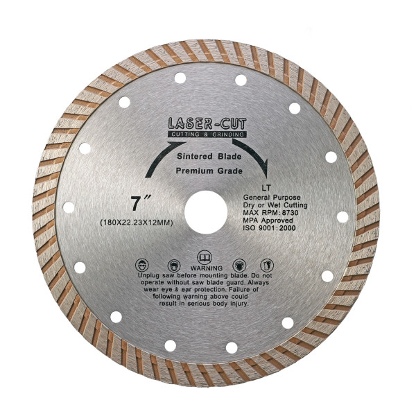 PowerPlus L00119 - Diamantový kotouč celoobvodový 180 x 22,23 x 12mm LT