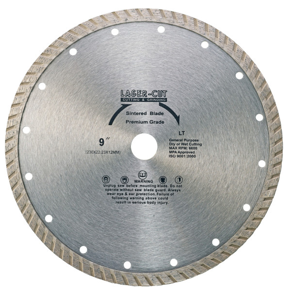 PowerPlus L00120 - Diamantový kotouč celoobvodový 230 x 22,23 x 12mm LT