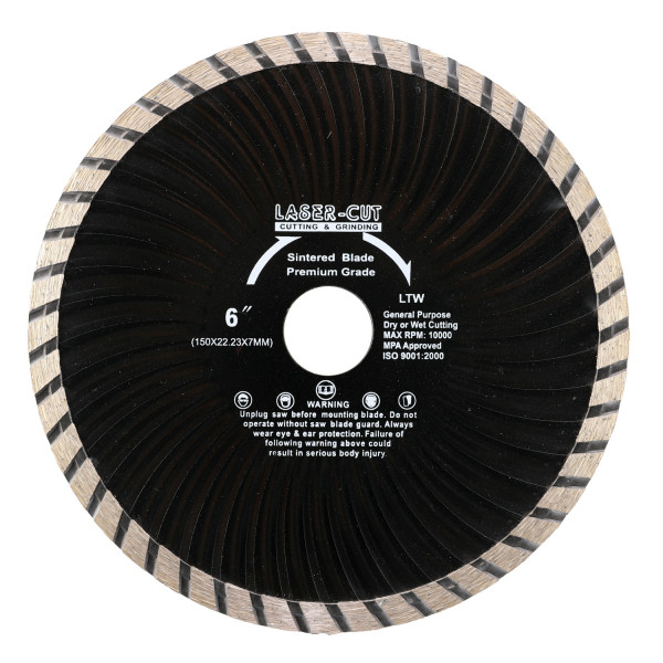 PowerPlus L00128 - Diamantový kotouč celoobvodový 150 x 22,23 x 7mm LTW