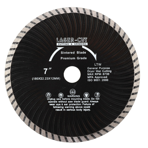 PowerPlus L00129 - Diamantový kotouč celoobvodový 180 x 22,23 x 7mm LTW