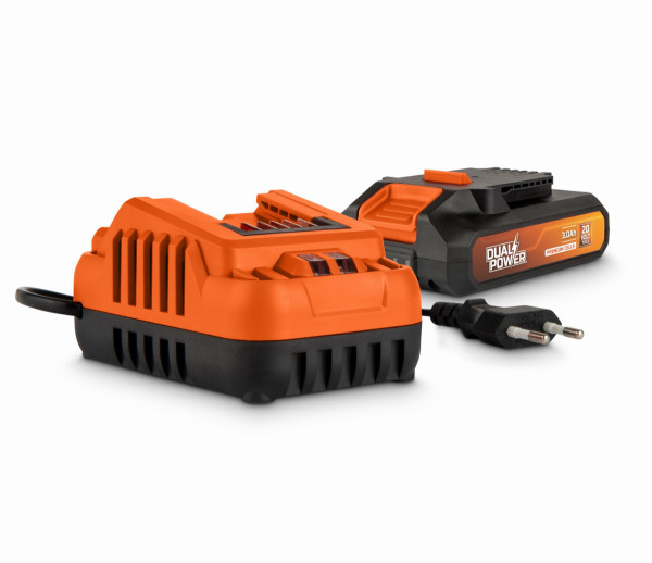 PowerPlus POWDP90630 - Nabíječka 20V/40V 2.0A  plus  Baterie 20V LI-ION 3,0Ah