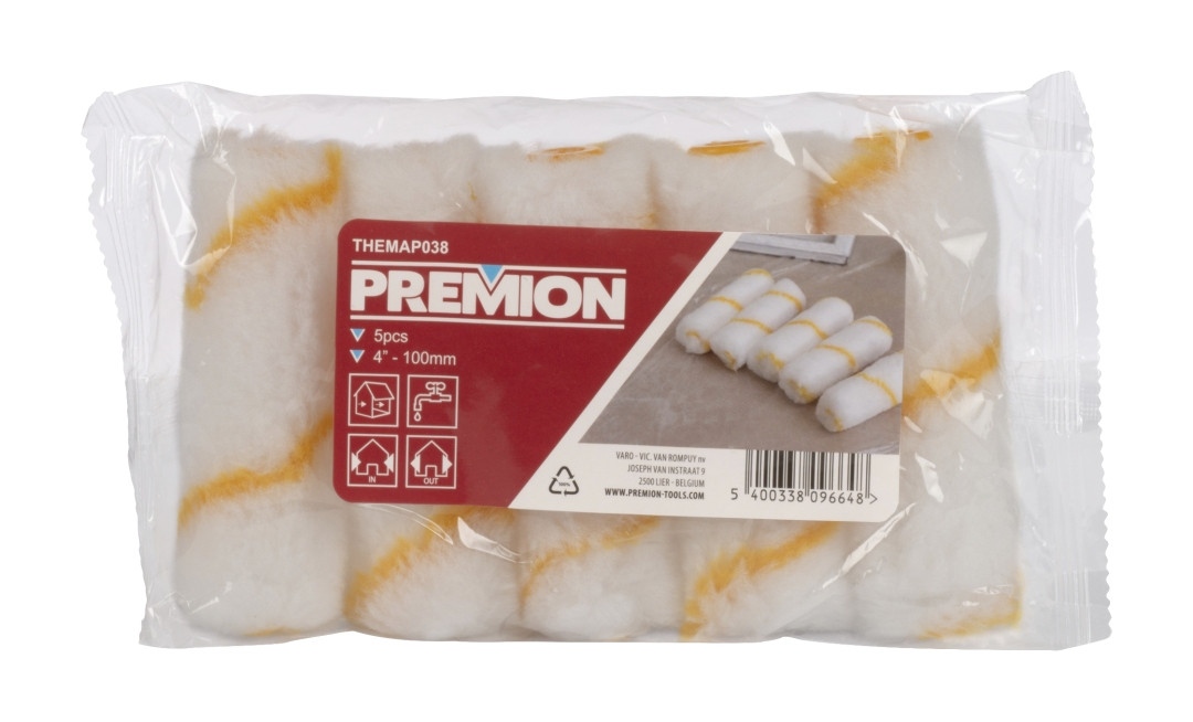 Premion THEMAP038 - Váleček malířský polyester 100mm 5ks