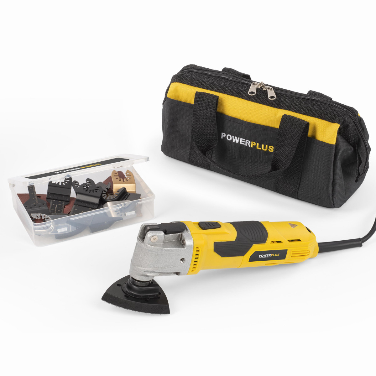 PowerPlus POWX1348 - Multifunkční stroj / oscilační bruska 450 W
