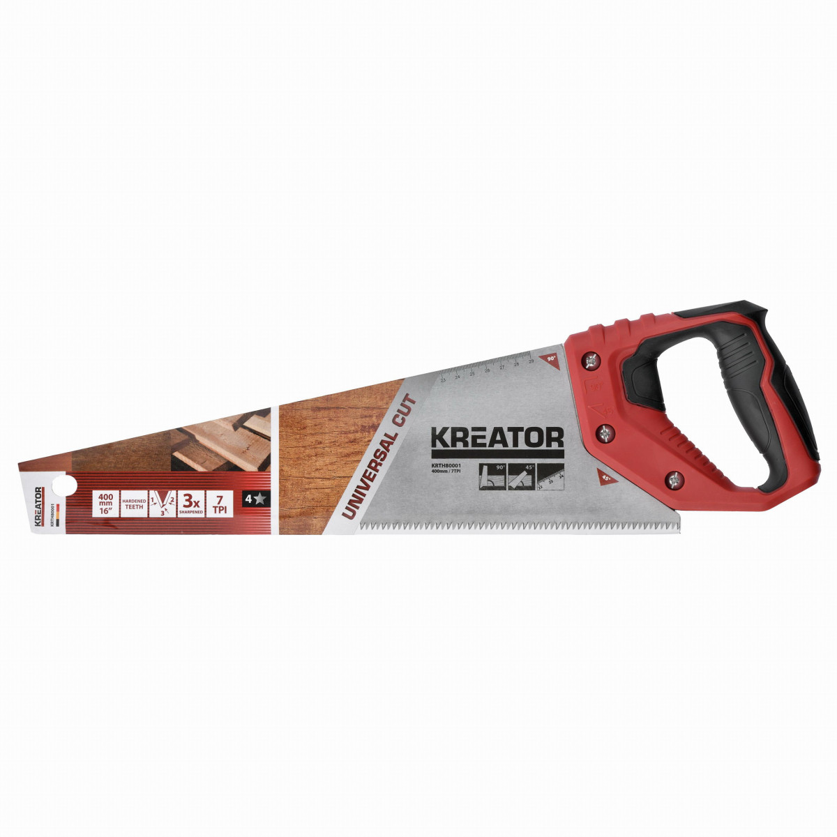 Kreator KRTH80001 - Ruční pila 400mm 7TPI
