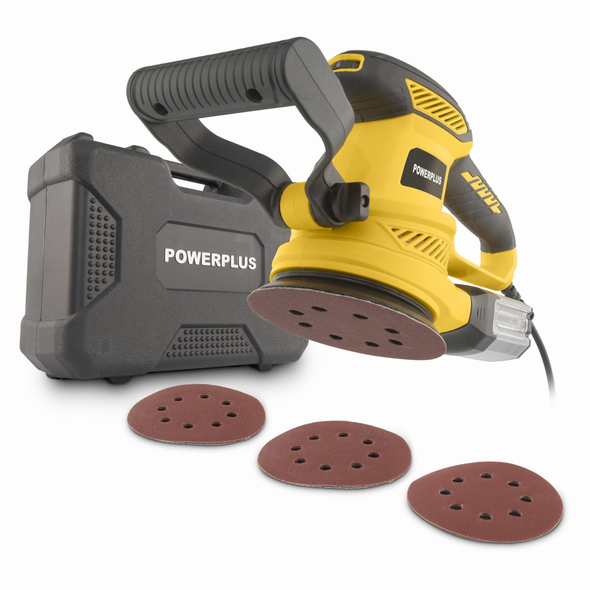 PowerPlus POWX04710 - Excentrická bruska 450 W 125 mm