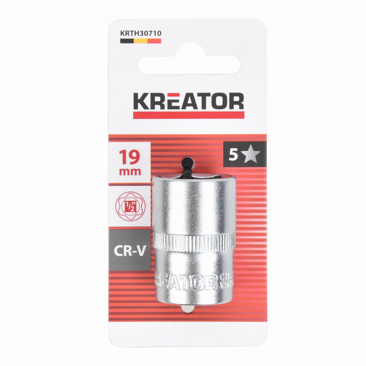 Kreator KRTH30710 - Nástrčná hlavice (ořech) 19mm 1/2