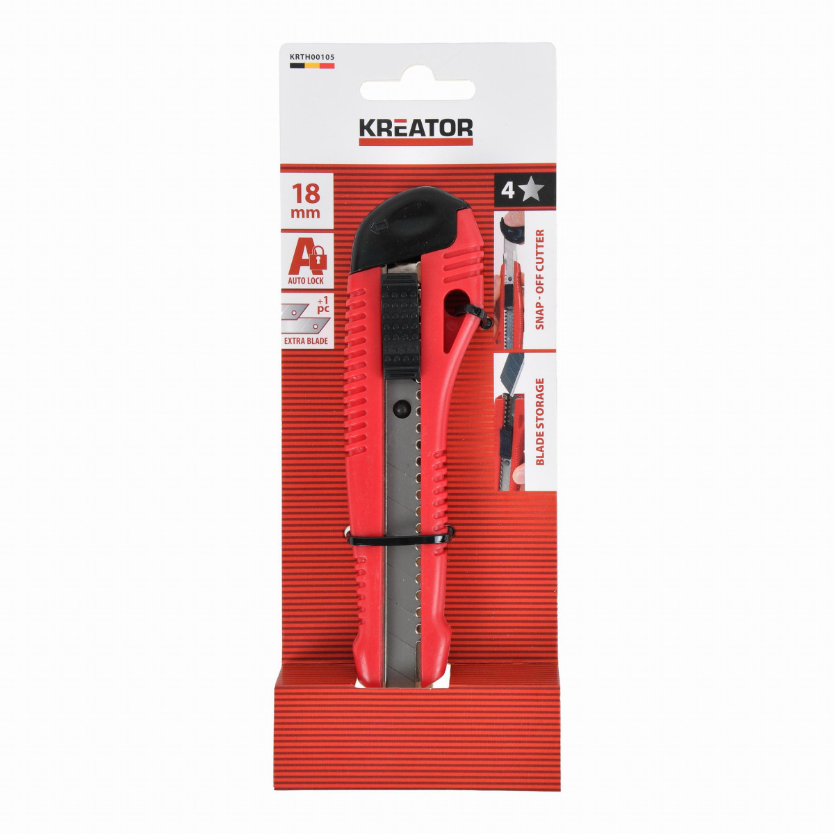 Kreator KRTH00105 - Odlamovací nůž 18 mm long