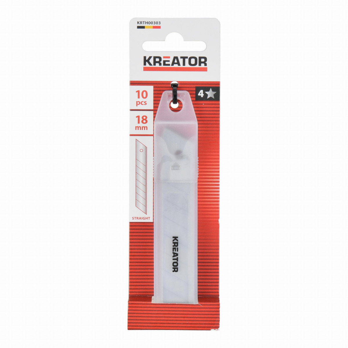 Kreator KRTH00303 - Náhradní nože 18mm 10ks