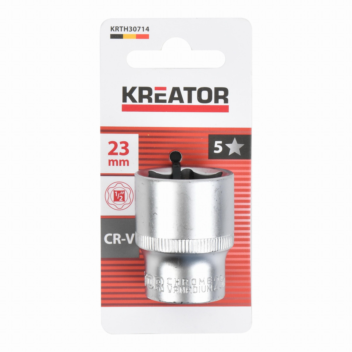 Kreator KRTH30714 - Nástrčná hlavice (ořech) 23mm 1/2