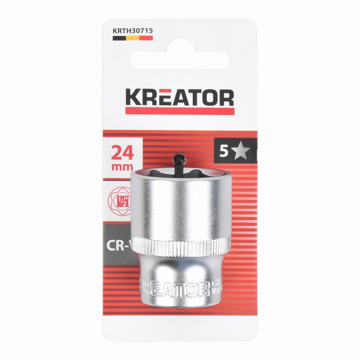 Kreator KRTH30715 - Nástrčná hlavice (ořech) 24mm 1/2