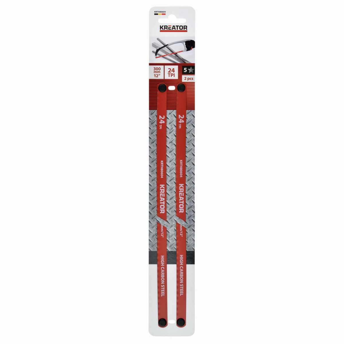 Kreator KRTH80604 - 2x Pilový plátek na ocel 300mm CARBON STEEL