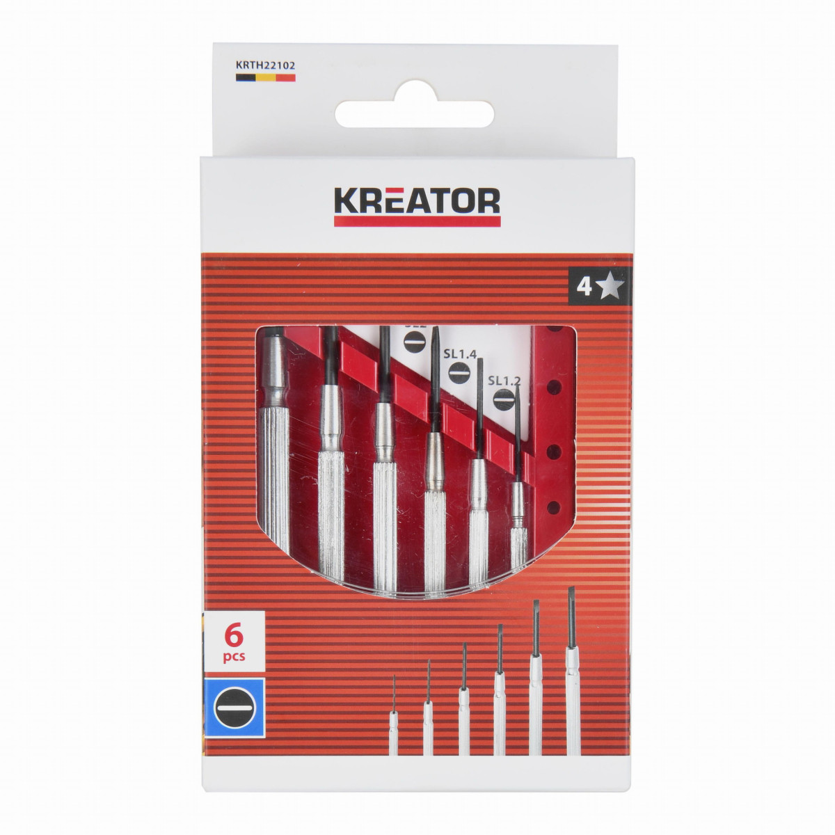 Kreator KRTH22102 - Sada precizních šroubováků SL