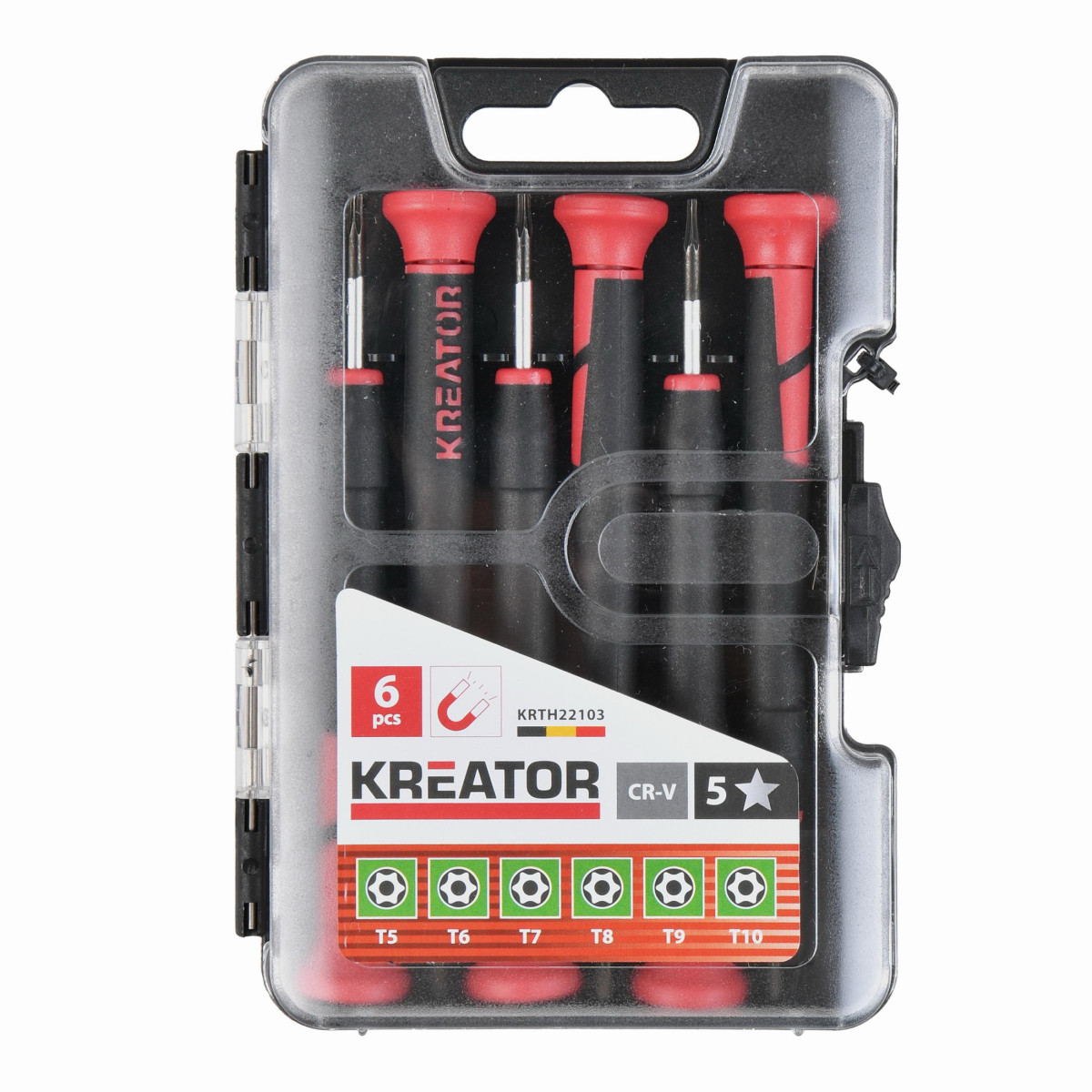 Kreator KRTH22103 - Sada precizních šroubováků TORX - HIGH QUALITY