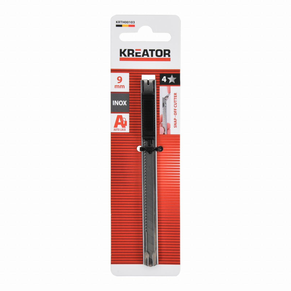 Kreator KRTH00103 - Odlamovací nůž 9 mm nerez