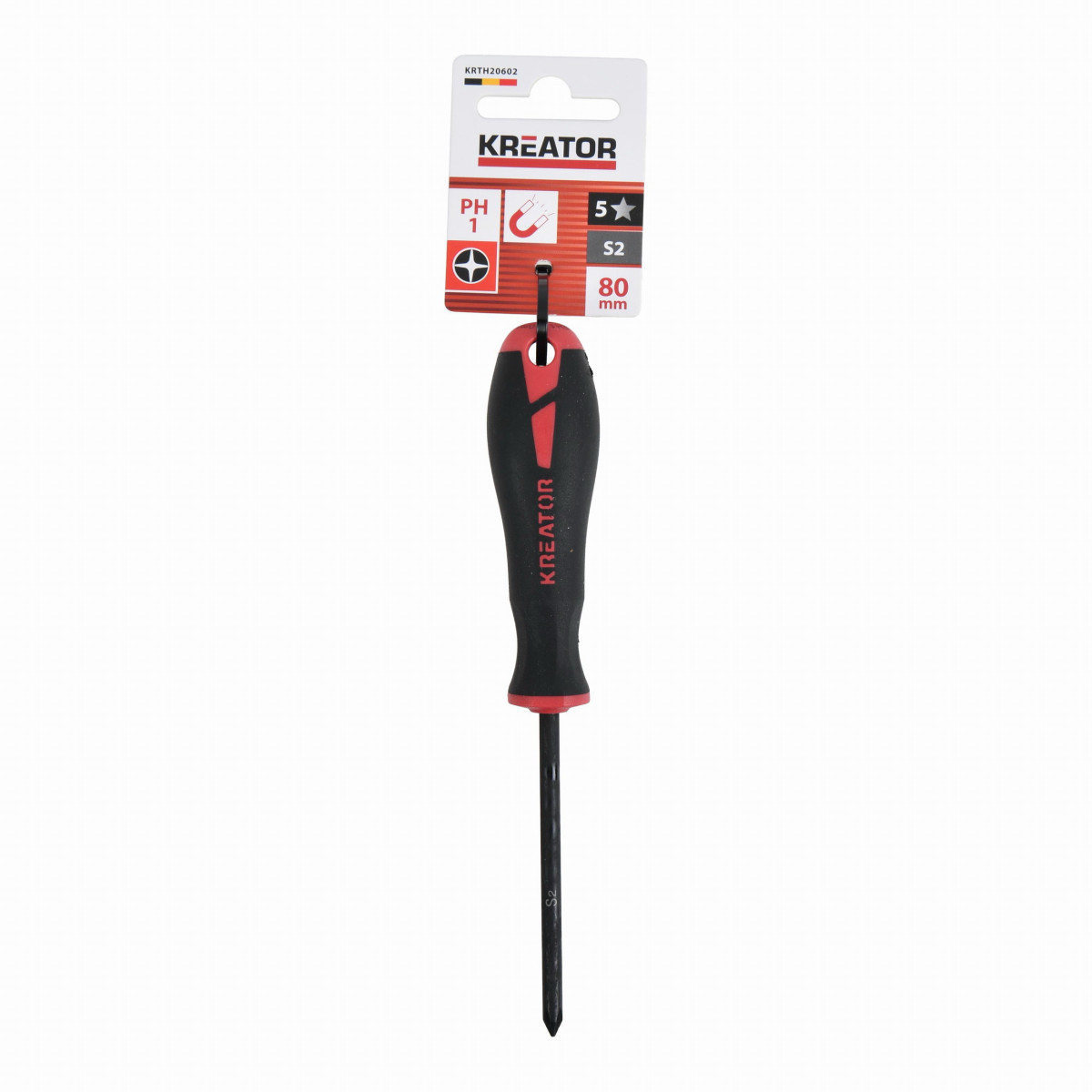 Kreator KRTH20602 - Šroubovák PH1 80mm - HIGH QUALITY