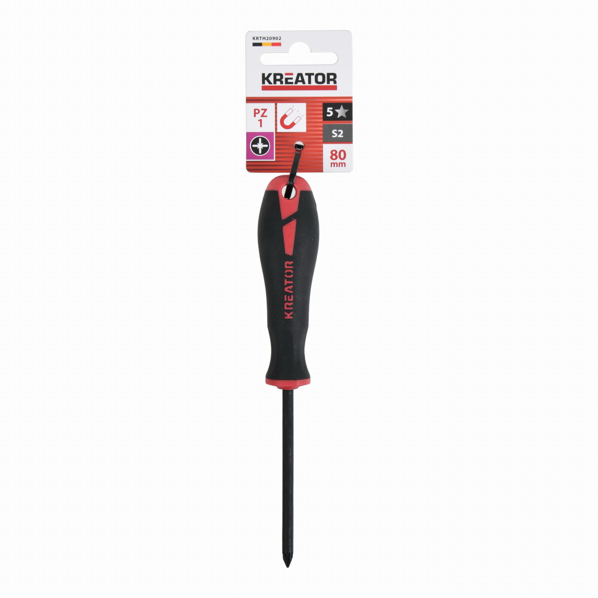 Kreator KRTH20902 - Šroubovák PZ1 80mm - HIGH QUALITY
