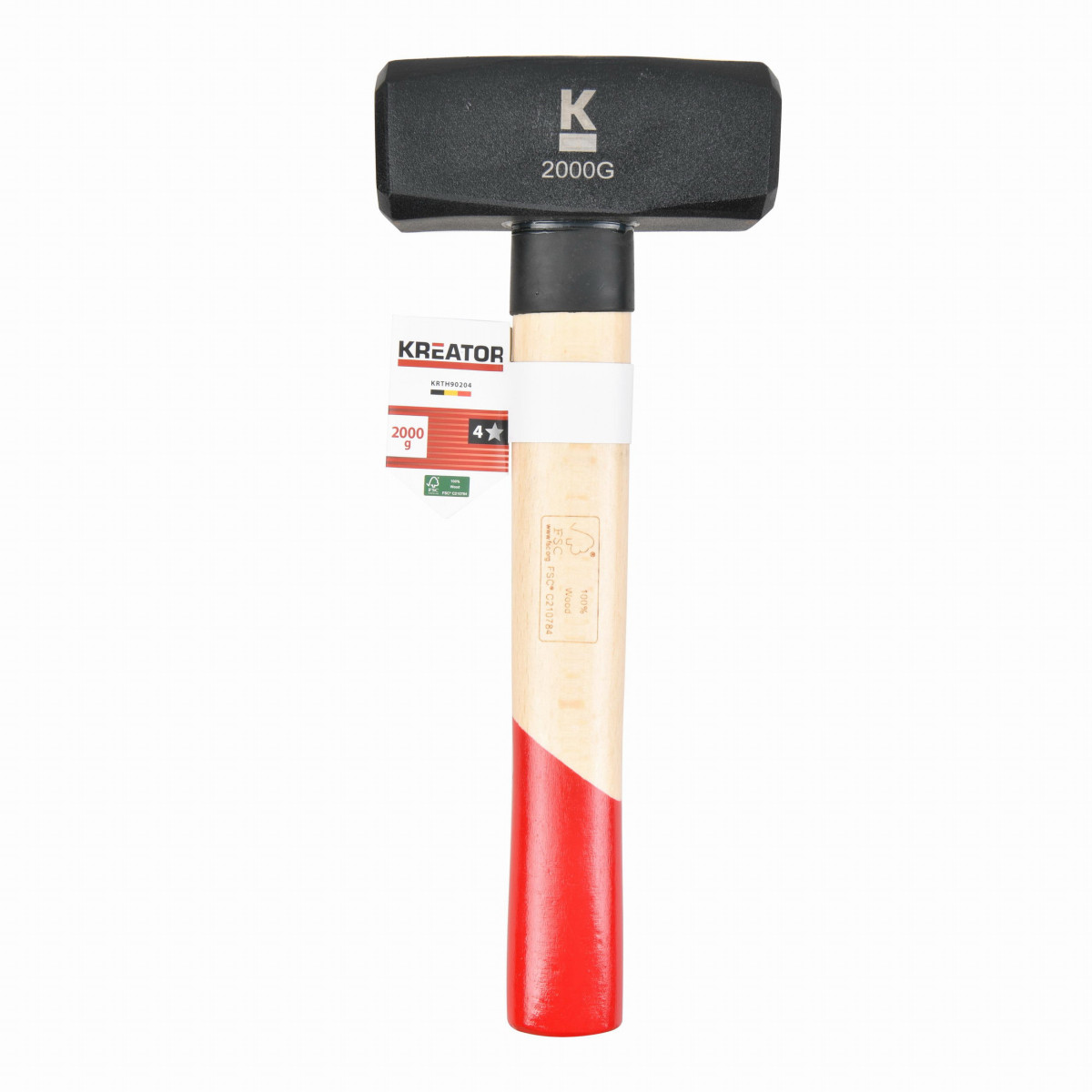 Kreator KRTH90204 - Palice 2000g - Dřevěná násada