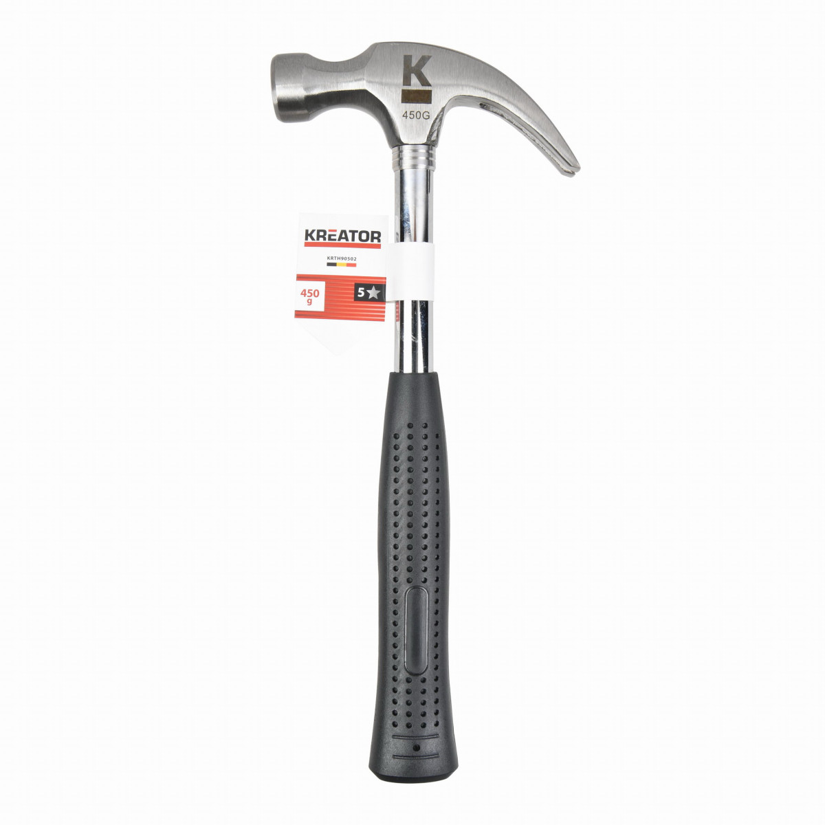 Kreator KRTH90502 - Tesařské kladivo 450g - Ocelová násada