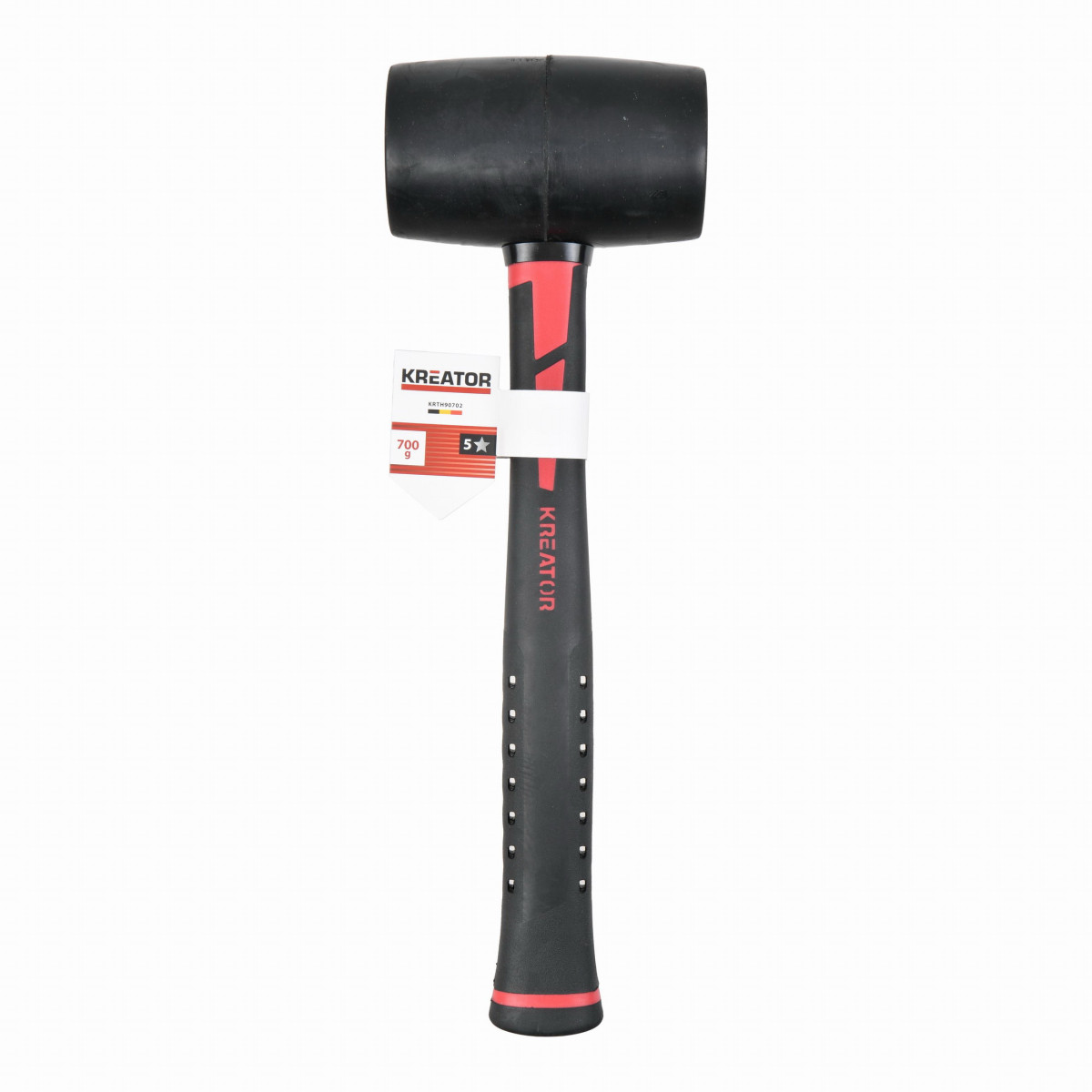 Kreator KRTH90702 - Gumová palice černá 700g - Sklolaminátová násada