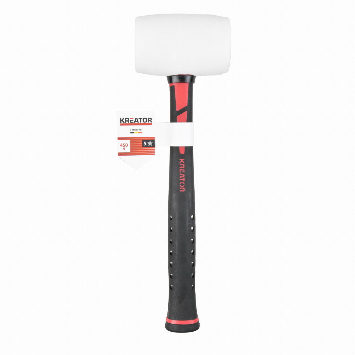 Kreator KRTH90704 - Gumová palice bílá 450g - Sklolaminátová násada
