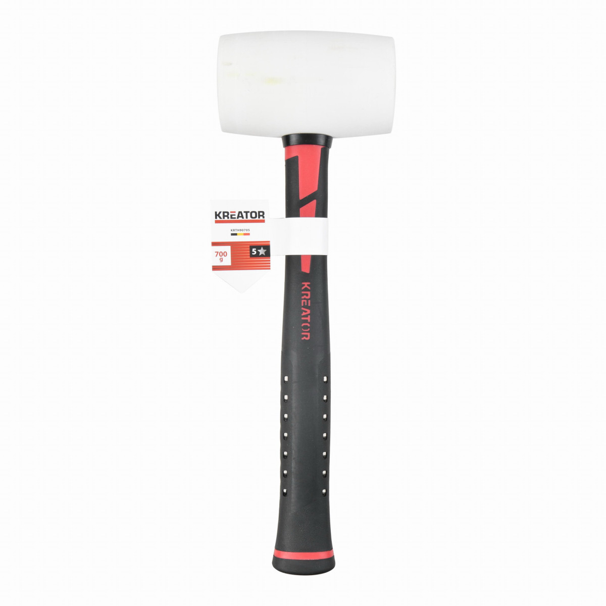 Kreator KRTH90705 - Gumová palice bílá 700g - Sklolaminátová násada