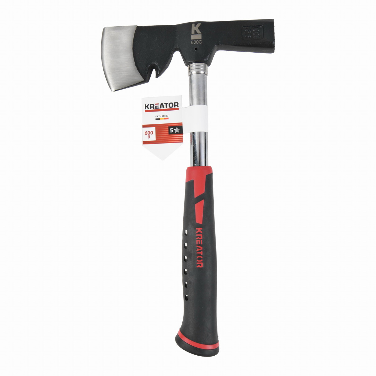 Kreator KRTH90803 - Kladivo se sekerou 600g - Ocelová násada