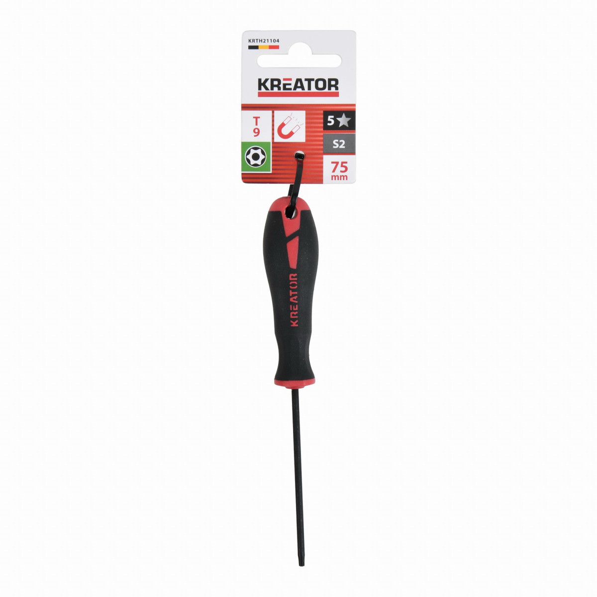 Kreator KRTH21104 - Šroubovák TORX T9 75mm