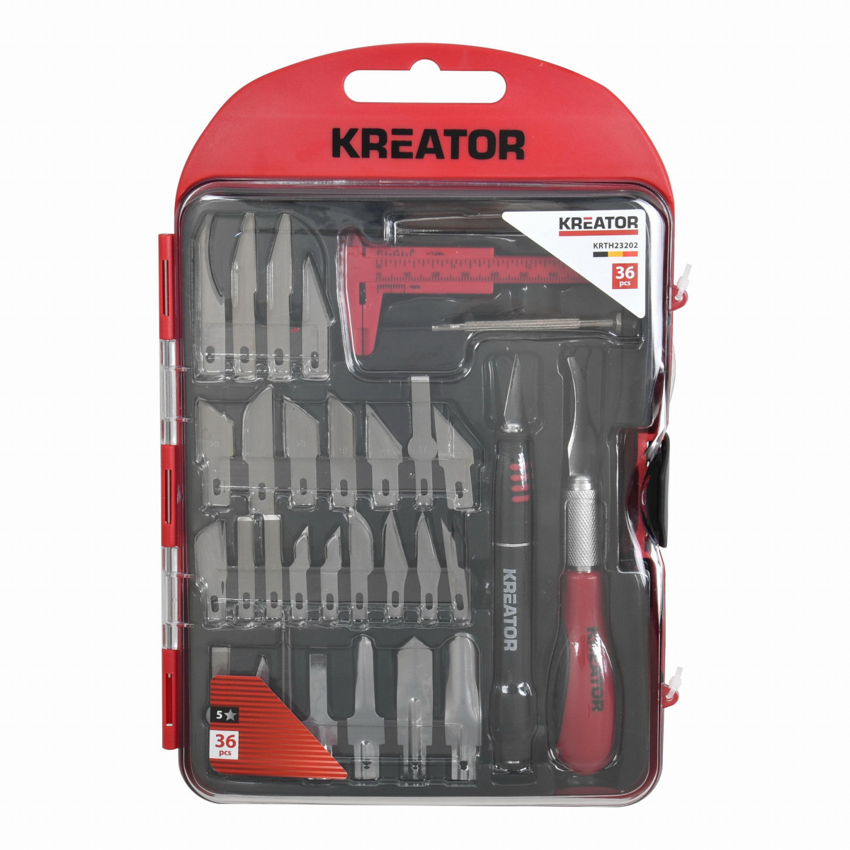 Kreator KRTH23202 - Modelářské nožíky sada 36ks