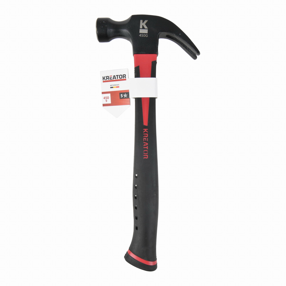 Kreator KRTH90503 - Tesařské kladivo 450g - Sklolaminátová násada