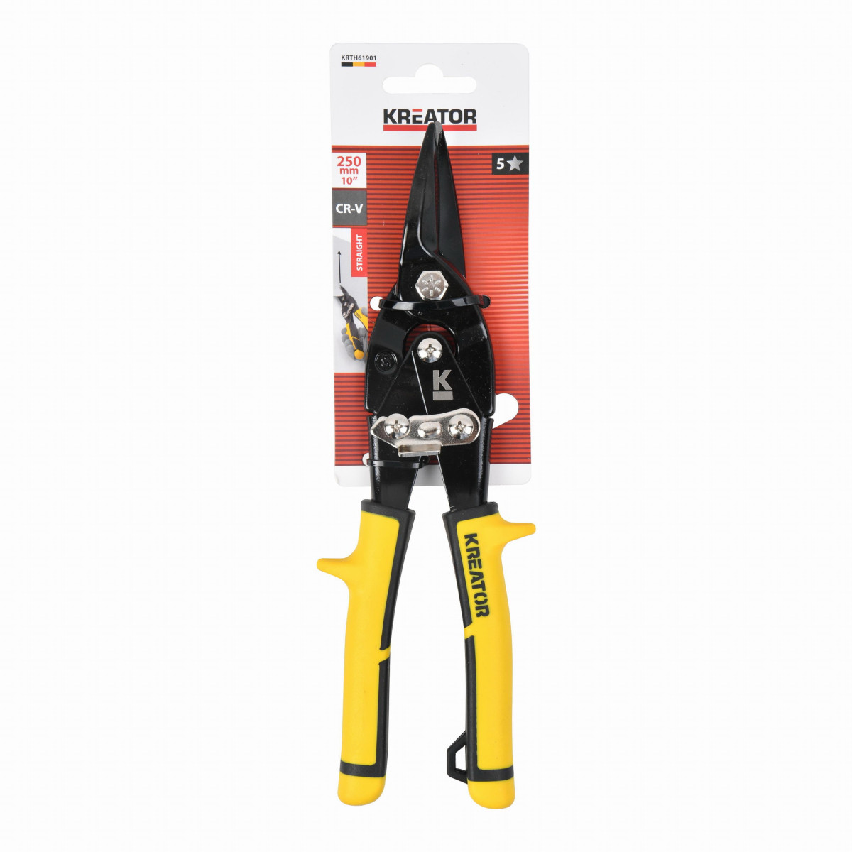 Kreator KRTH61901 - Nůžky na plech rovné 250mm