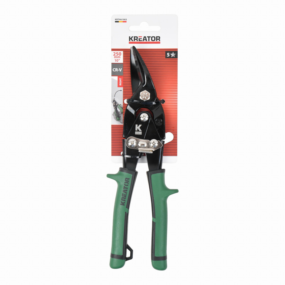 Kreator KRTH61903 - Nůžky na plech pravé 250mm