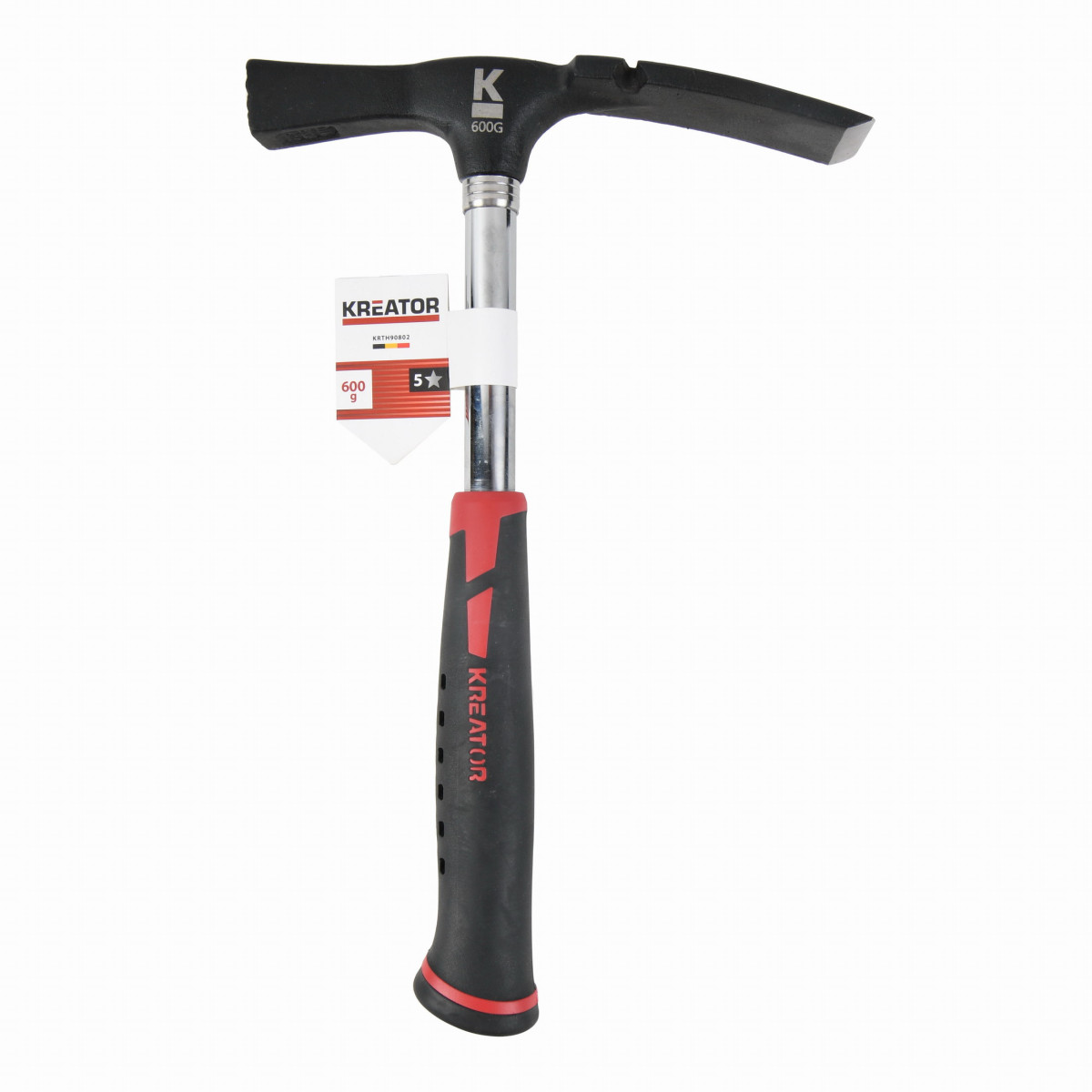 Kreator KRTH90802 - Zednické kladivo 600g - Ocelová násada