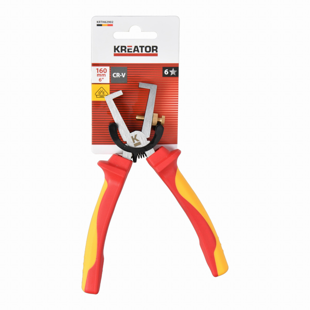 Kreator KRTH62902 - Kleště odizolovací 160mm VDE