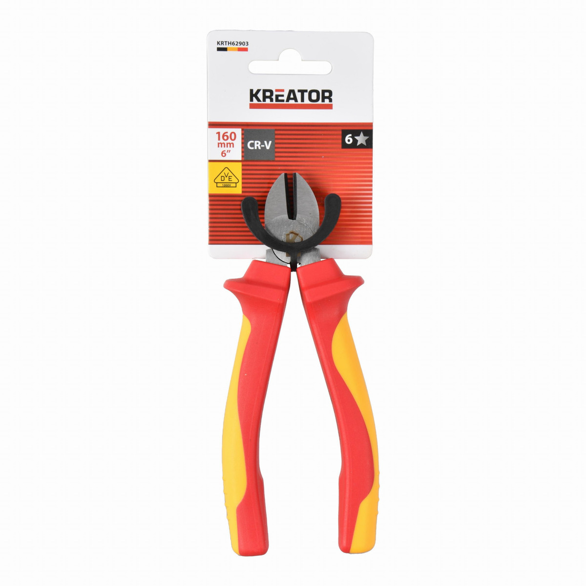 Kreator KRTH62903 - Boční kleště štípací 160mm VDE