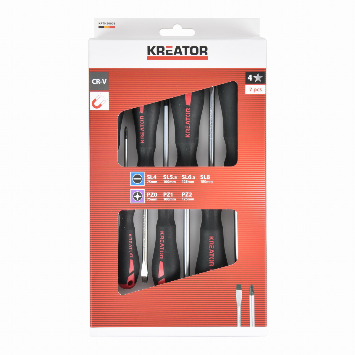 Kreator KRTH20003 - Sada šroubováků 7ks SL/PZ
