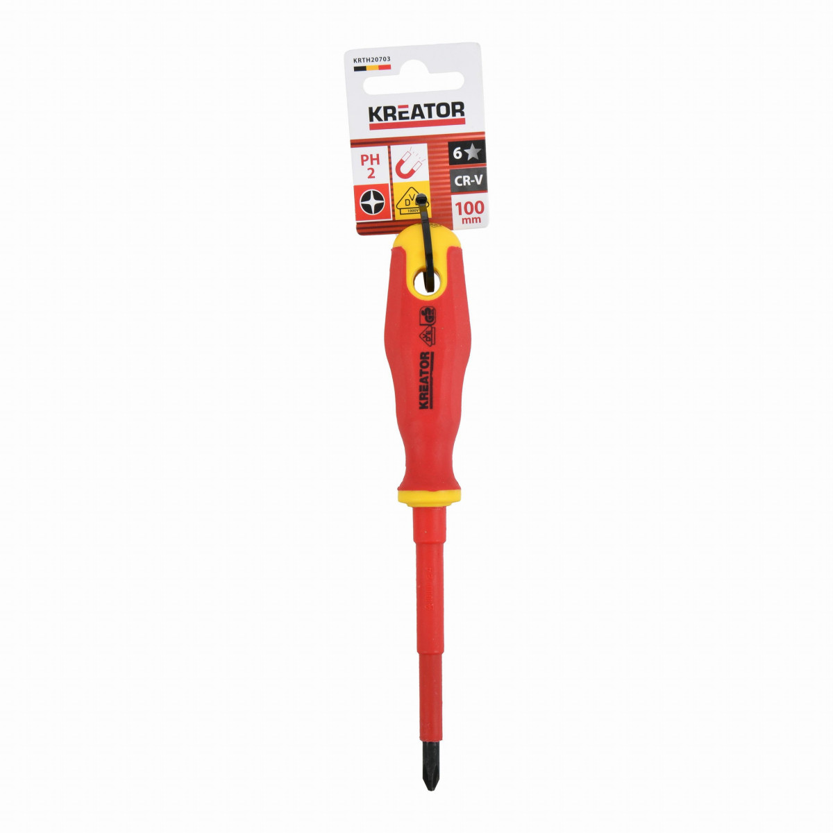 Kreator KRTH20703 - Šroubovák VDE PH2 x 100mm