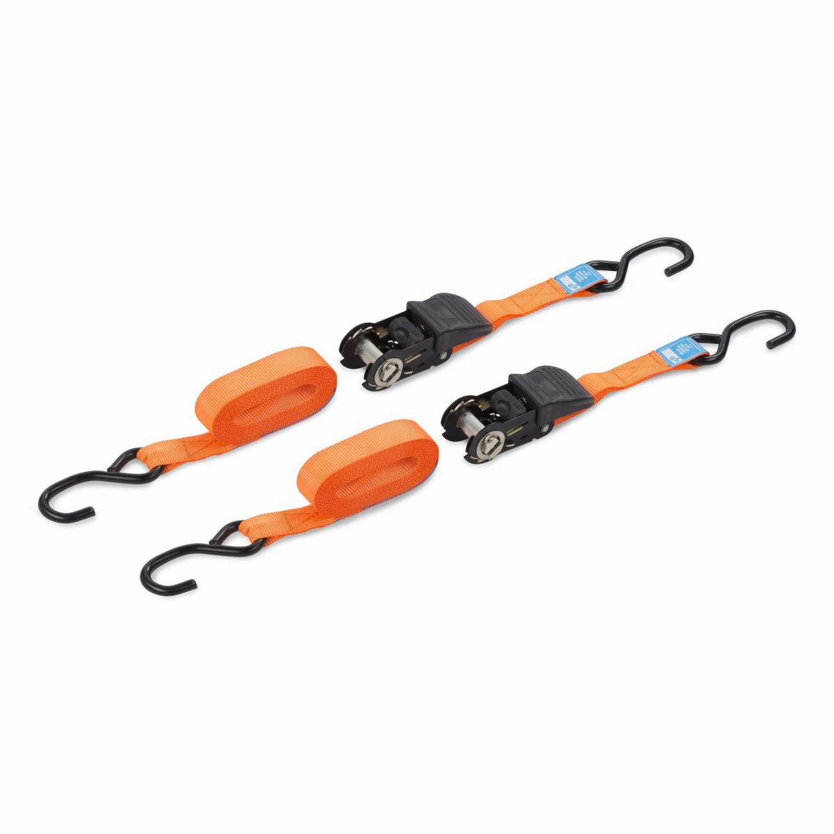 Kreator KRTH40806 - Upínací popruh ráčnový s háky 225kg / 4,5m (sada 2ks) HIGH QUALITY