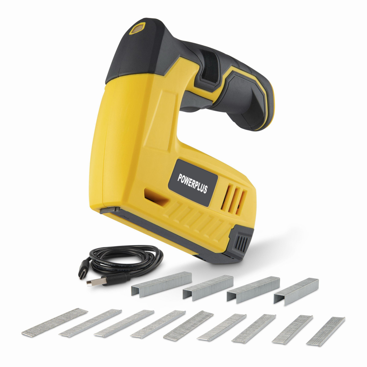PowerPlus POWX13680 - Aku sponkovačka / hřebíkovačka 4V 2,0 Ah