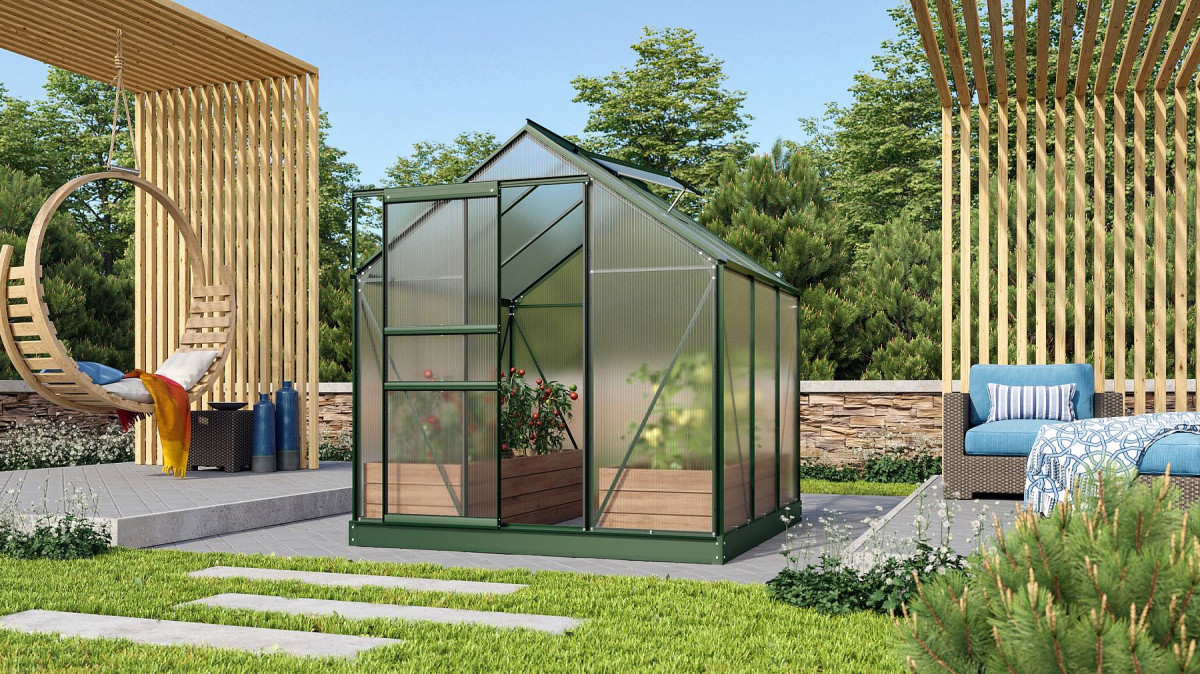 Skleník VITAVIA VENUS 3800 PC 4 mm zelený