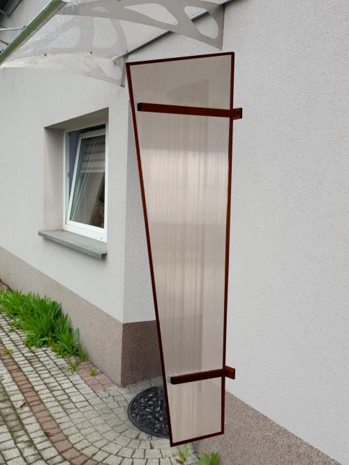 LanitPlast univerzální boční stěna LANITPLAST UNI hnědá / PC