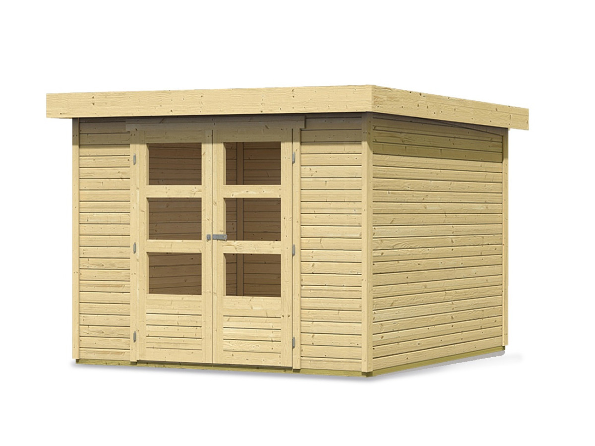 Dřevěný domek KARIBU ASKOLA 4 (73061) natur