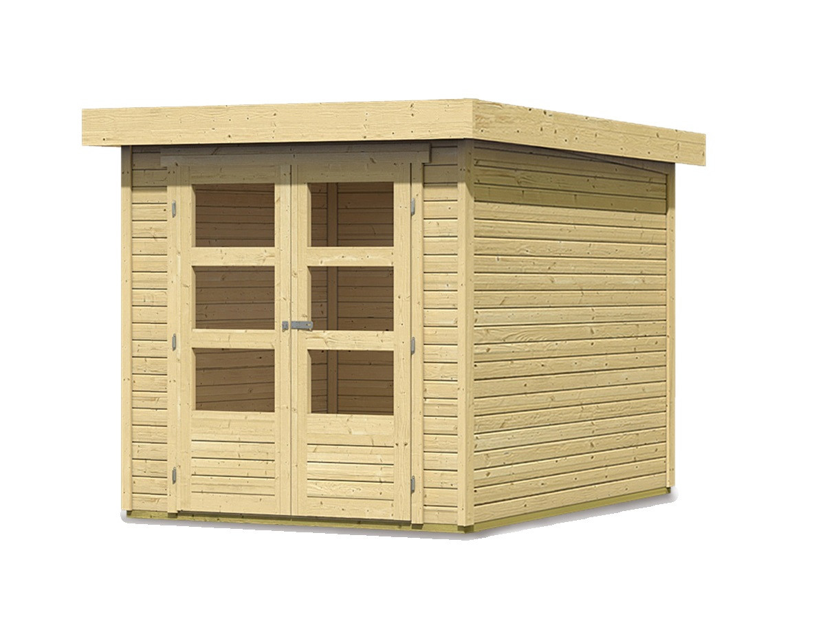 Dřevěný domek KARIBU ASKOLA 2 (73059) natur