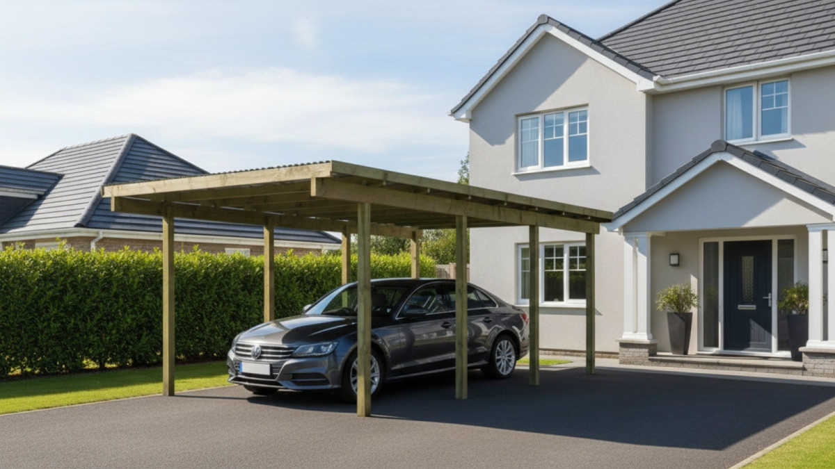 Carport KARIBU ECO 2A 62029