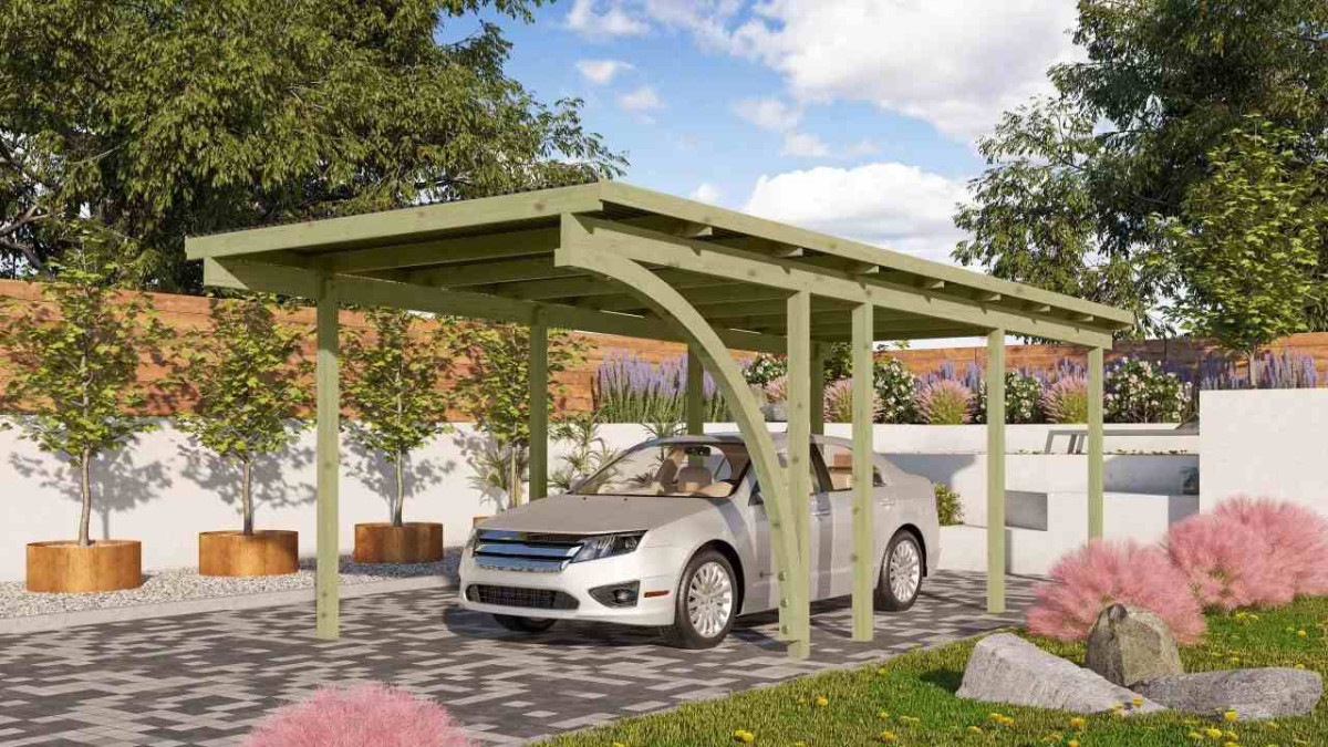 Carport KARIBU ECO 2B 62031