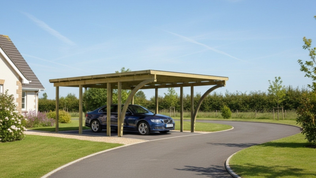 Carport KARIBU ECO 2C 62033