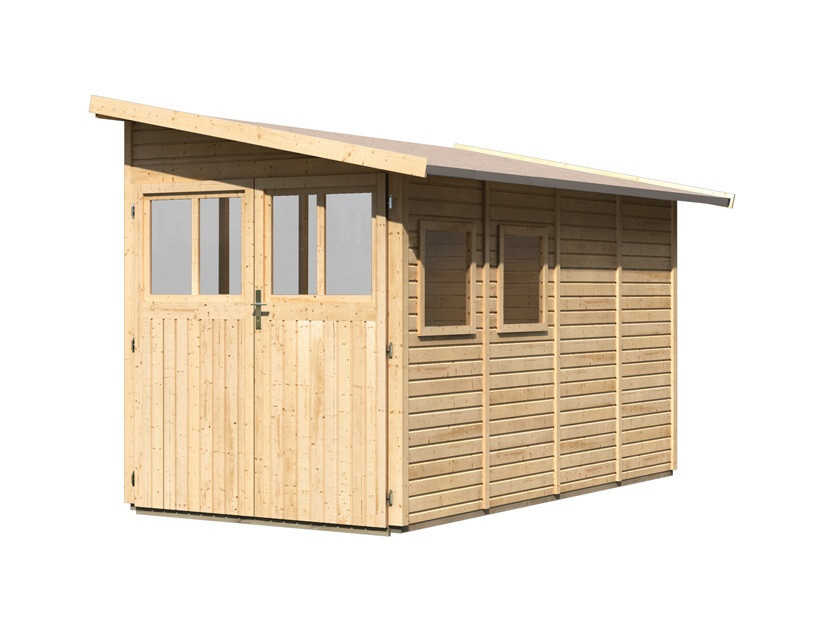 Dřevěný domek KARIBU WANDLITZ 4 (55257) natur