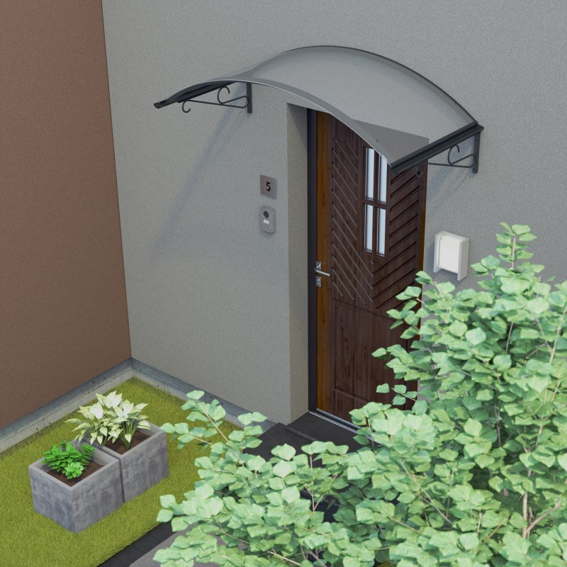 Stříška nad dveře LANITPLAST COTTA 140/80 ANTRACIT LG2794