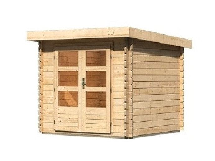 Dřevěný domek KARIBU BASTRUP 2 (73283) natur LG2805